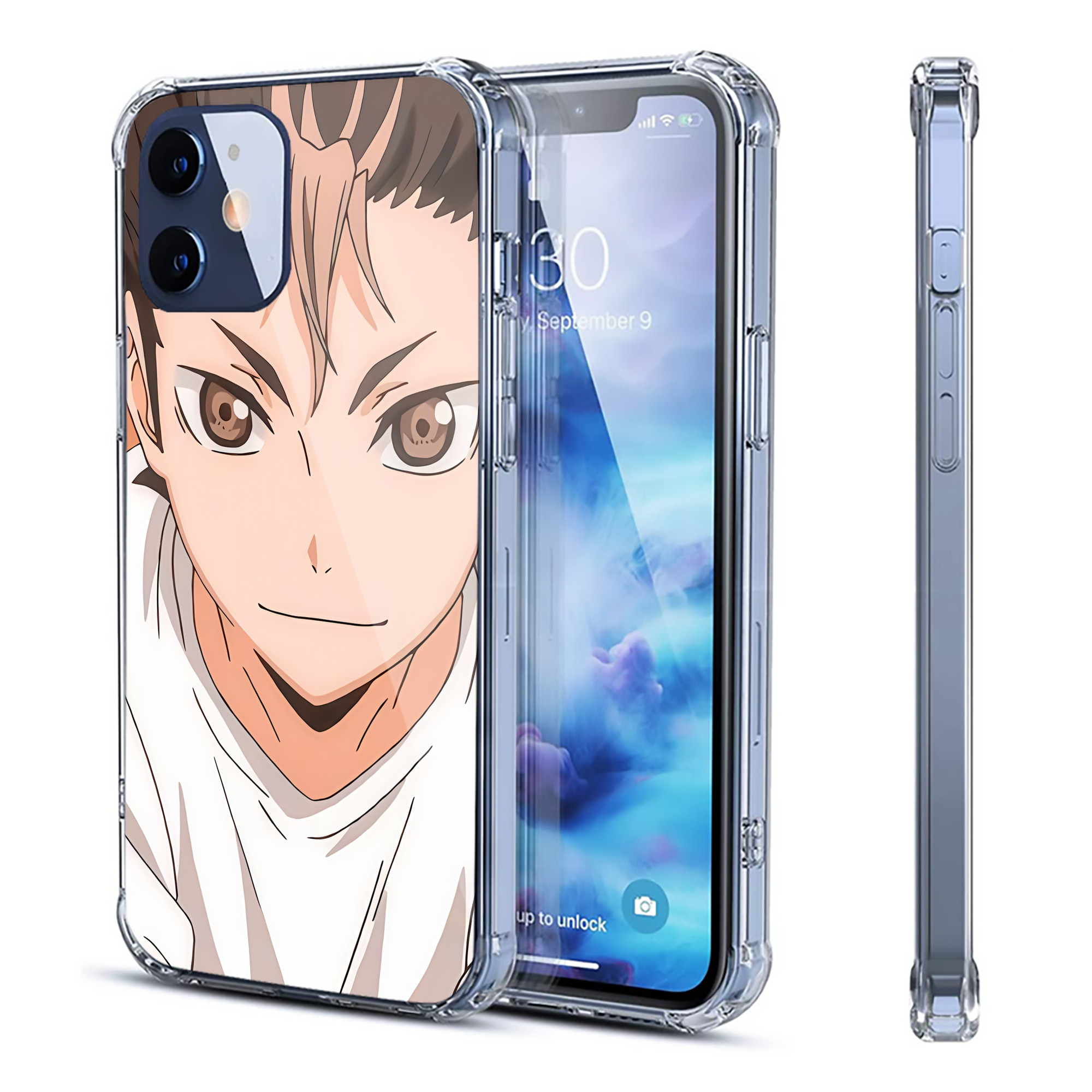 （画像用） ハイキュー!! Haikyu!! 【iPhone 12シリーズ対応】透明スマホケース（クリアソフトケース）